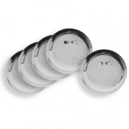 Brosa baza argintiu inchis cabochon rotund 29mm 5/set B8