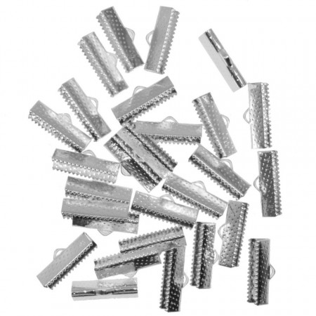 Capat panglica zimtat argintiu 20mm 25g (34buc )