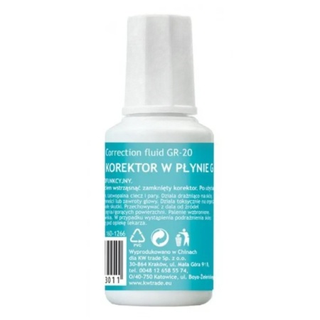 Corector fluid cu pensula 20ml Grand GR-20 F72