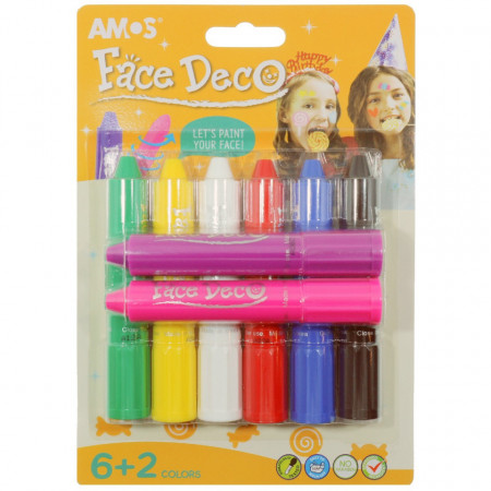 Culoare pentru fata 8 culori/set Amos FD5B8 F336