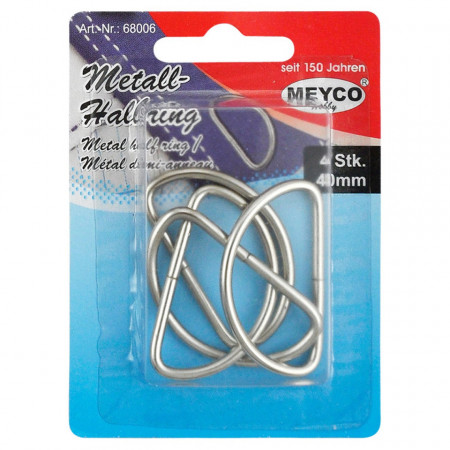 Jumatate inel metal pentru geanta 4cm 4/set Meyco 68006