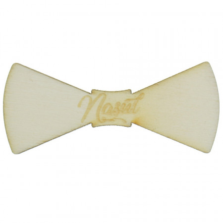 Marturie nunta papion placaj gravat -Nasul- 5,5x2,4cm