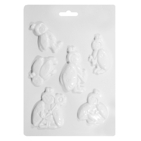 Matrita plastic 6 buburuze 5,5-7,5cm P0203298