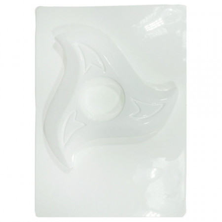 Matrita plastic suport lumanare cu 3 laturi 14,5 cm 096
