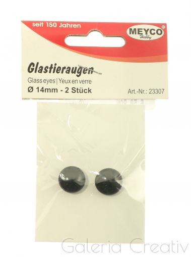Ochisori rotunzi sticla 1,4cm 2/set Meyco 23307