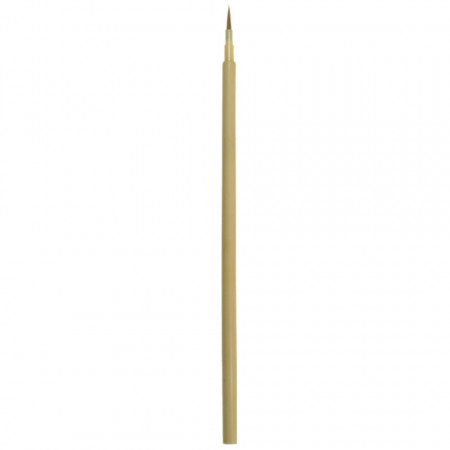 Pensula par zibelina varf ascutit cu maner bambus galben 12,5x3,5mm PB-100