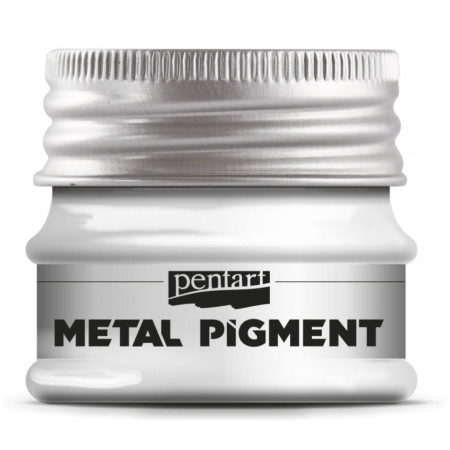 Pigment argintiu metalic 8g Pentart 40087