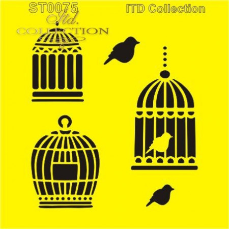 Sablon plastic 16x16cm ITD ST0075A