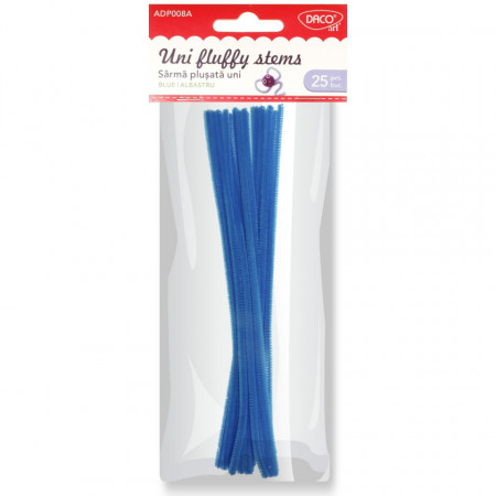 Sarma plusata 6mm x 30cm 25/set Daco albastru AD008A