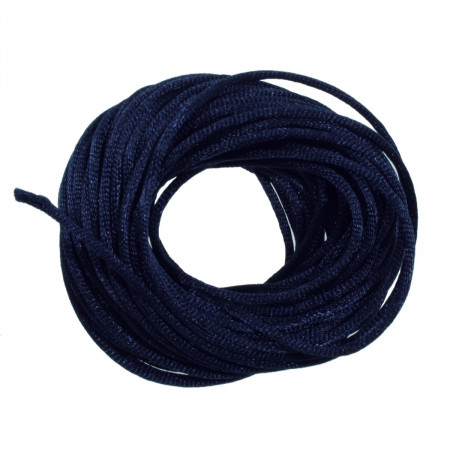Snur satinat 2mm x 10m bleumarin