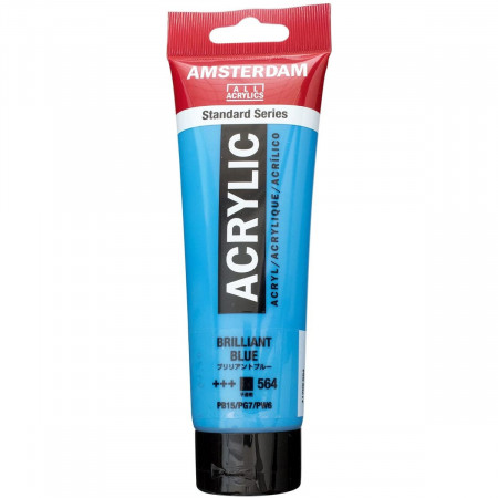 Acrilic Standard 120ml Amsterdam albastru stralucitor 17095642