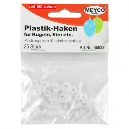 Agatatoare plastic pentru polistiren 25/set Meyco 45023