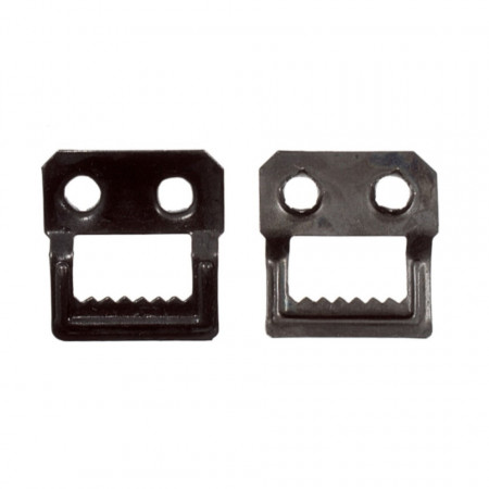 Agatatoare tablou crocodil bronz 2,8x2,8cm 2/set X17