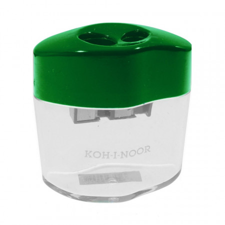 Ascutitoare dubla cu container verde Koh-I-Noor K9095-112