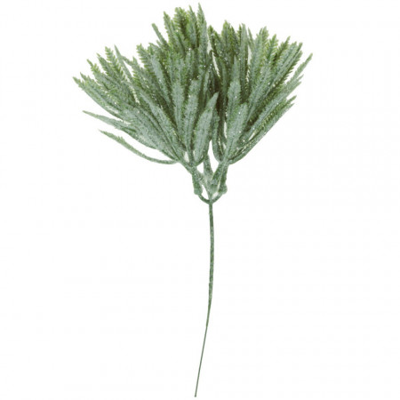 Creanga pin verde cu sclipici 25cm