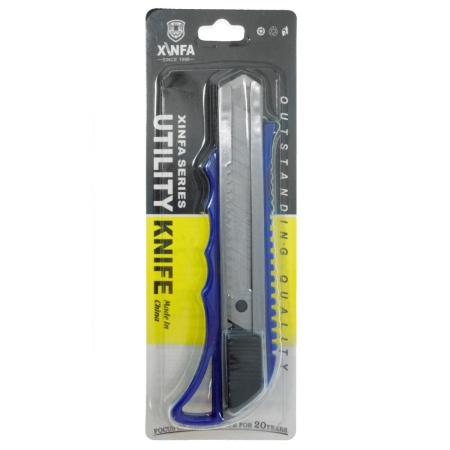 Cutter maner albastru retractabil latime 1,2cm C50
