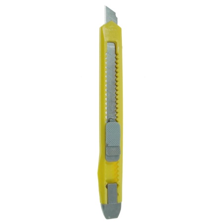 Cutter maner galben retractabil latime 0,9cm C385