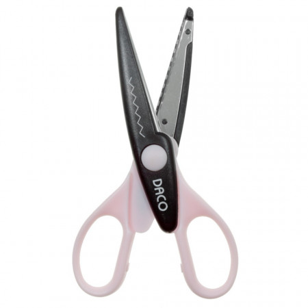 Foarfeca cu model maner roz/negru model-2 16cm Daco FF420