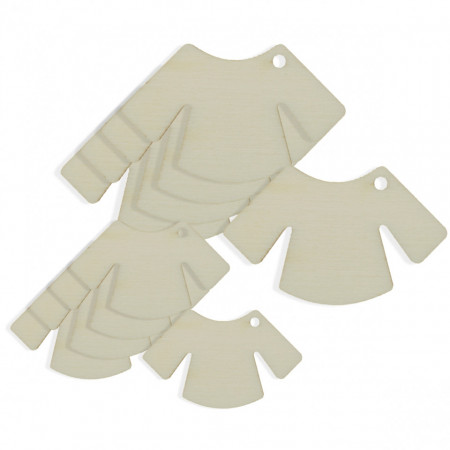 Ie placaj natur cu gaura 5/set