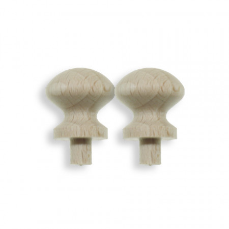 Maner lemn buton pentru sertar 2x1,5cm 2/set X51