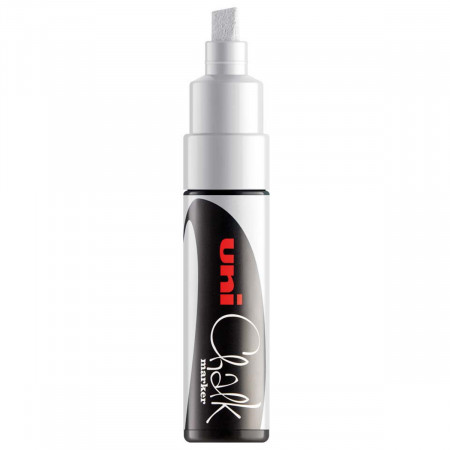 Marker creta alb varf tesit 8mm Uni Chalk pwe-8m m411