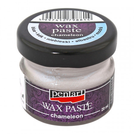 Pasta ceara albastru chameleon 20ml Pentart 4432