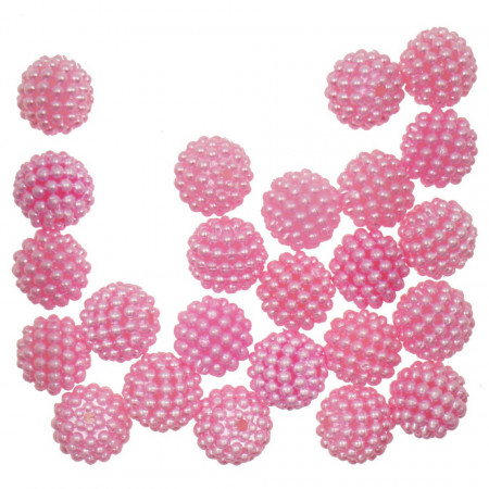 Perla mura feliata roz 12mm 15g (23buc)