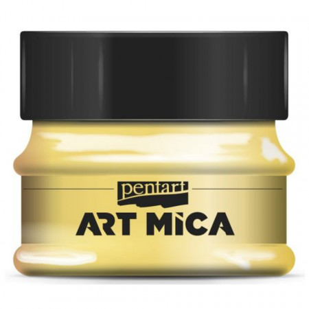 Pigment Art Mica perlat galben pal 9g Pentart 40092