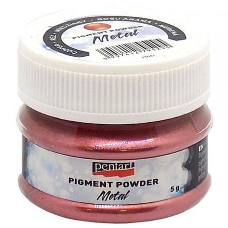 Pigment rosu arama metalic 5g Pentart 33647