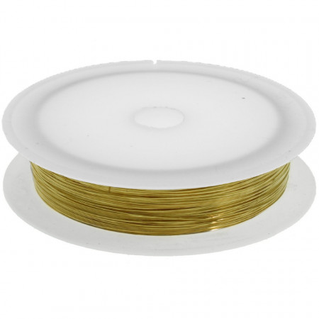 Sarma de modelaj aurie 0,4mm x 14m/rola