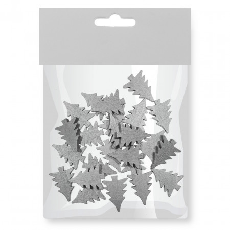 Brad placaj argintiu 2,2x3cm 24/set 059571