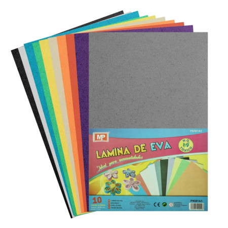 Carton buretat A3 x 2mm 10 culori/set MP PN581A3