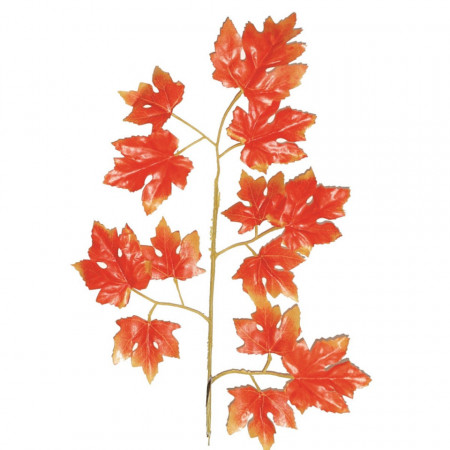 Creanga cu frunze artar ruginiu/galben 58cm