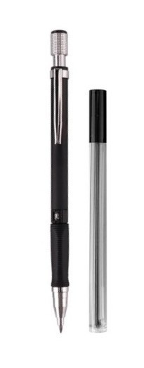Creion mecanic negru cu 5 mine rezerva 2,0mm MP PE131