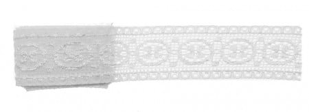 Dantela elastica alb 3,5cm x 2m