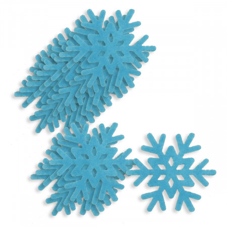 Fulg pasla bleu model-2 4x3,5cm 15/set