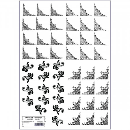 Hartie de transfer model-5 Arabescuri A4