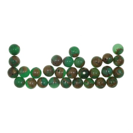Margele tip semipretioase jasp verde 6mm 9g