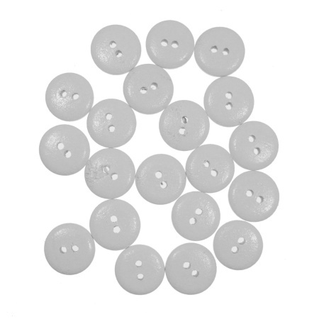 Nasture lemn alb 1,5cm 20/set 121474