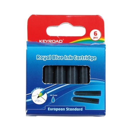 Patron scurt cerneala albastra 6/set Keyroad P2207