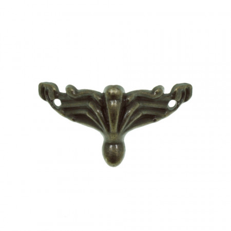 Picior metalic bronz pentru cutie 2,5x2,5x3,5x2cm X107