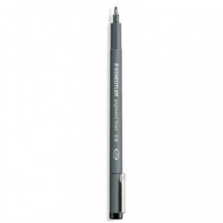 Pigment liner negru varf 0,8mm Staedtler 308 08-9