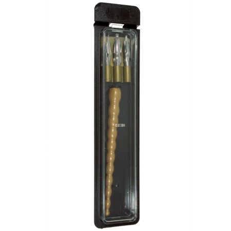 Set caligrafie 3 penite cu toc auriu ARK175