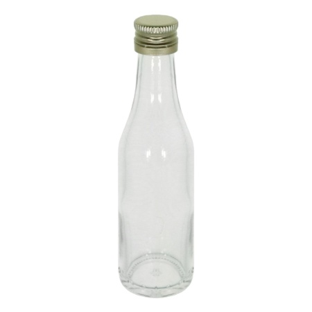 Sticla cu capac aluminiu 50ml (PP 18)