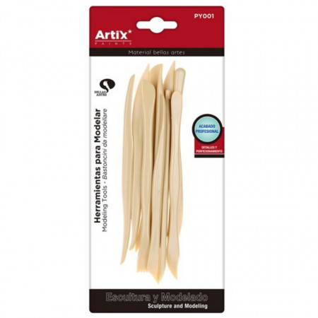 Ustensile plastic pentru modelaj 10/set Artix PY001