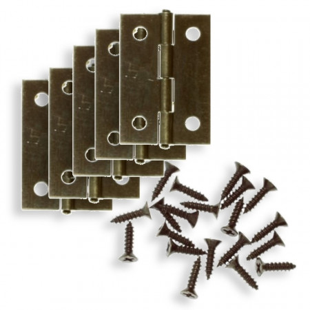 Balama bronz antichizat 1,8x1,5cm 5buc cu 20 holsuruburi/set 366404(366406)