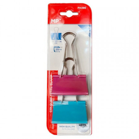 Clema de otel color 5,1cm 2/set MP PA386