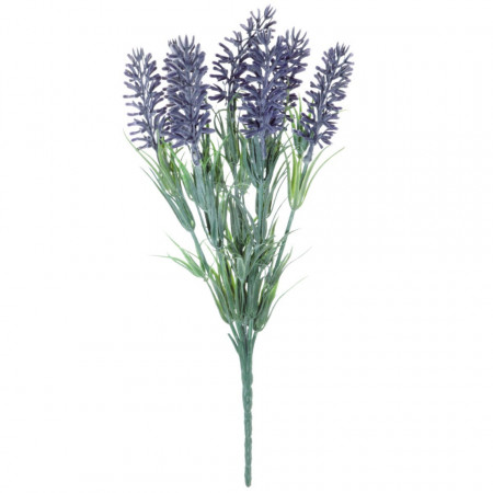 Lavanda plastic lila 30cm 7 ramificatii