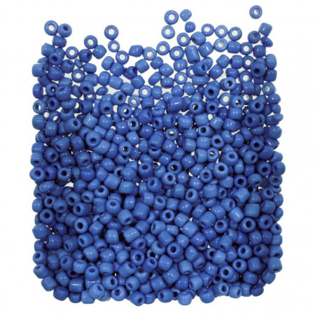 Margele nisip rotunde albastru deschis lucios 4mm 60g 0.06lei/g