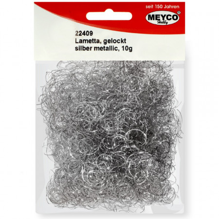 Par inger argintiu metalizat 10g Meyco 22409